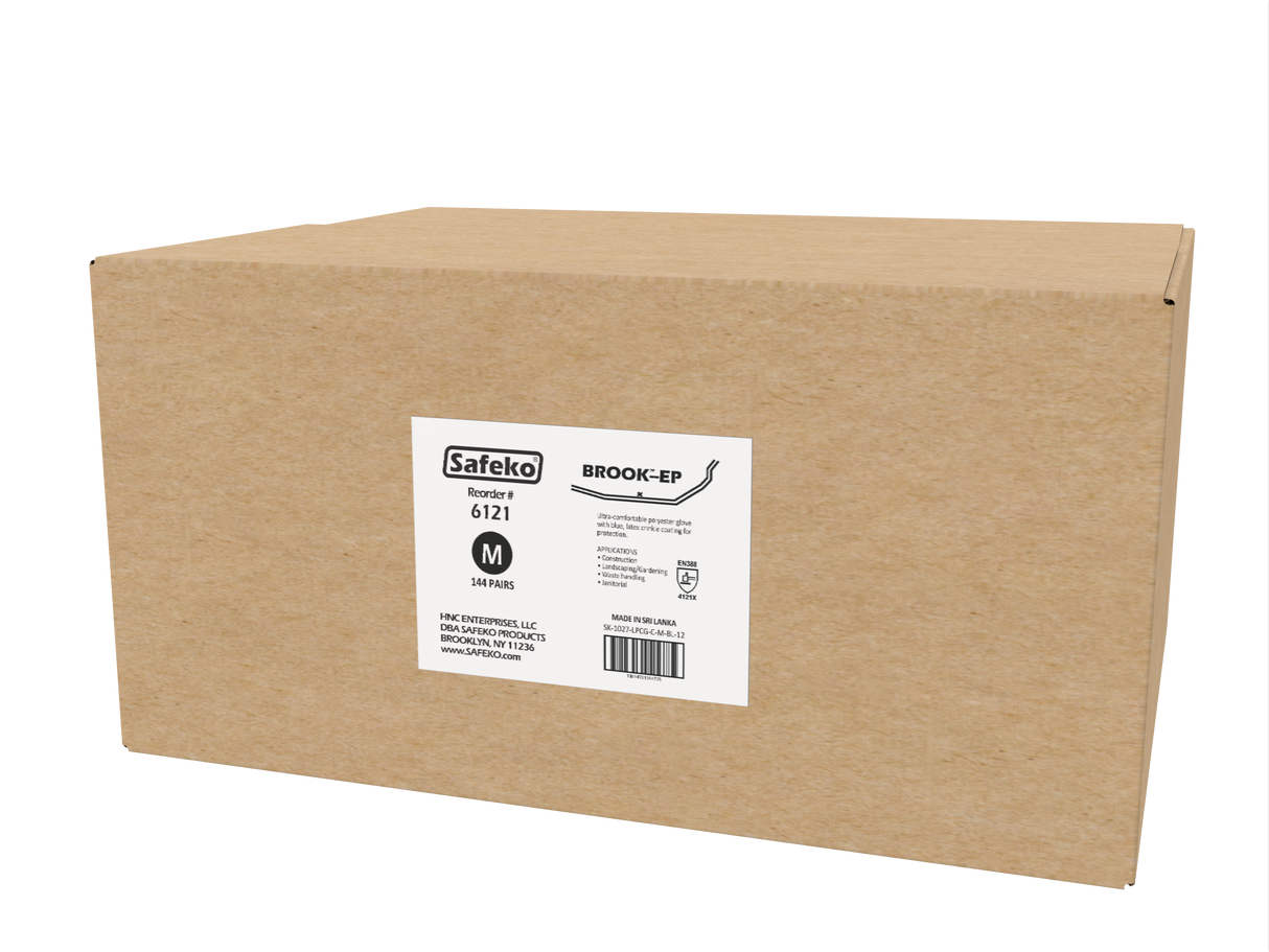 BROOK™EP - Crinkled Latex Palm Coated Gloves