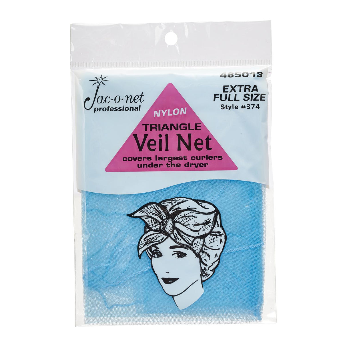 Jac-o-net® Professional Nylon Triangle Veil Net – Extra Full Size (12-Pack)