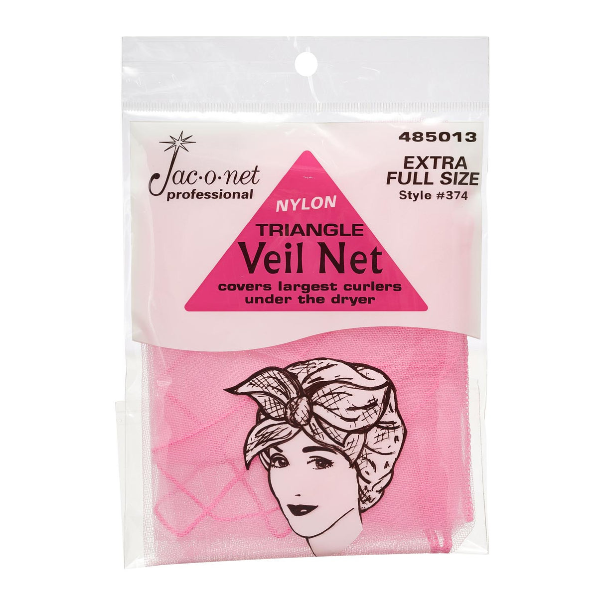 Jac-o-net® Professional Nylon Triangle Veil Net – Extra Full Size (12-Pack)