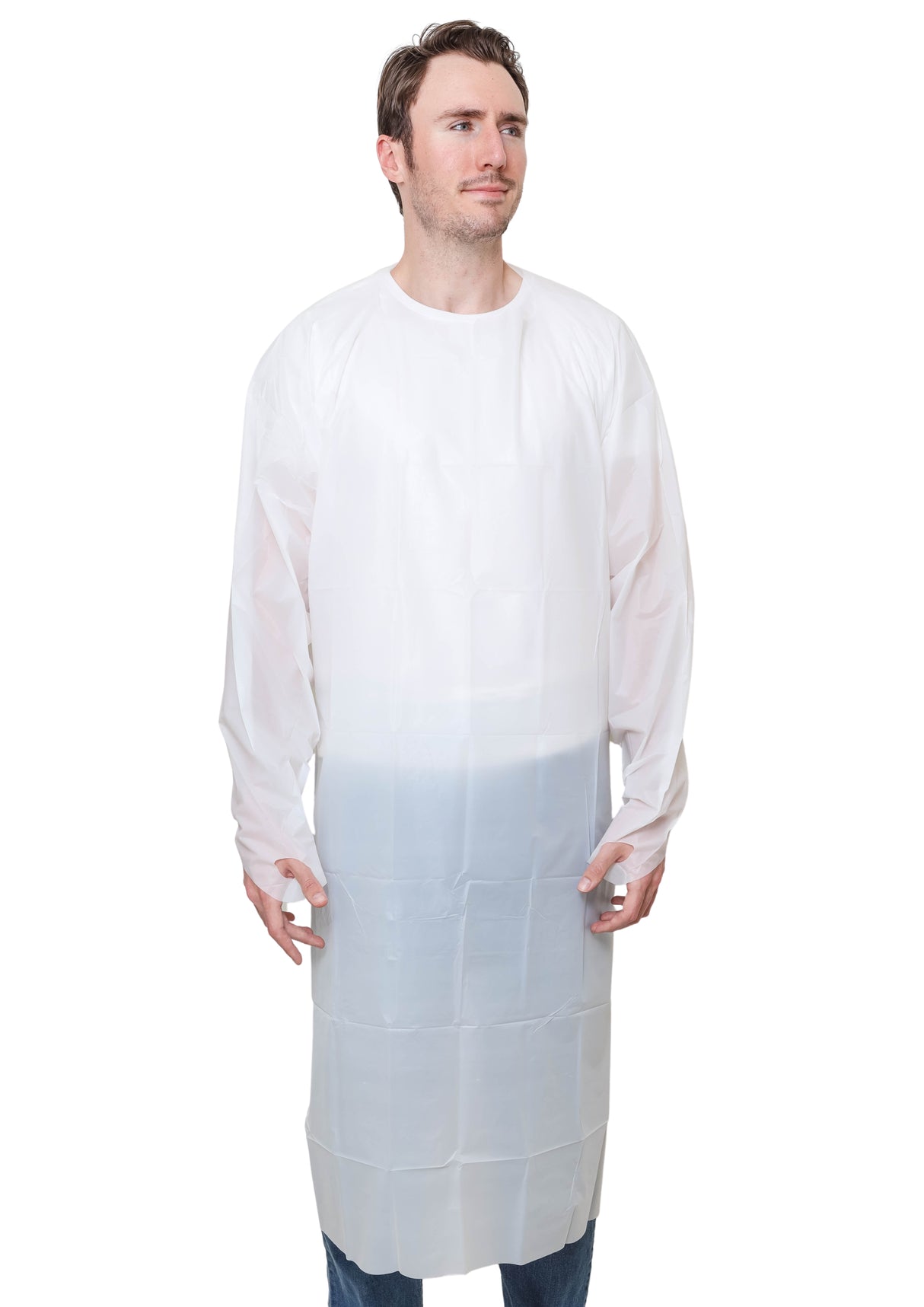 Disposable Isolation Gowns with Thumb Loops