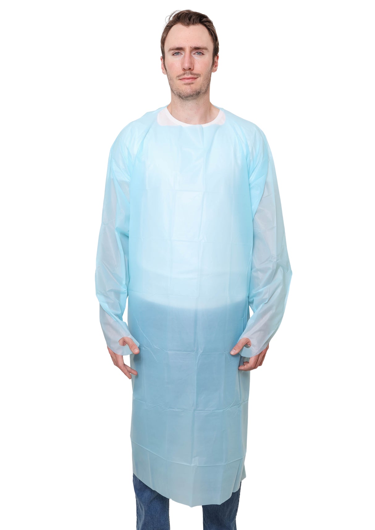 Disposable Isolation Gowns with Thumb Loops