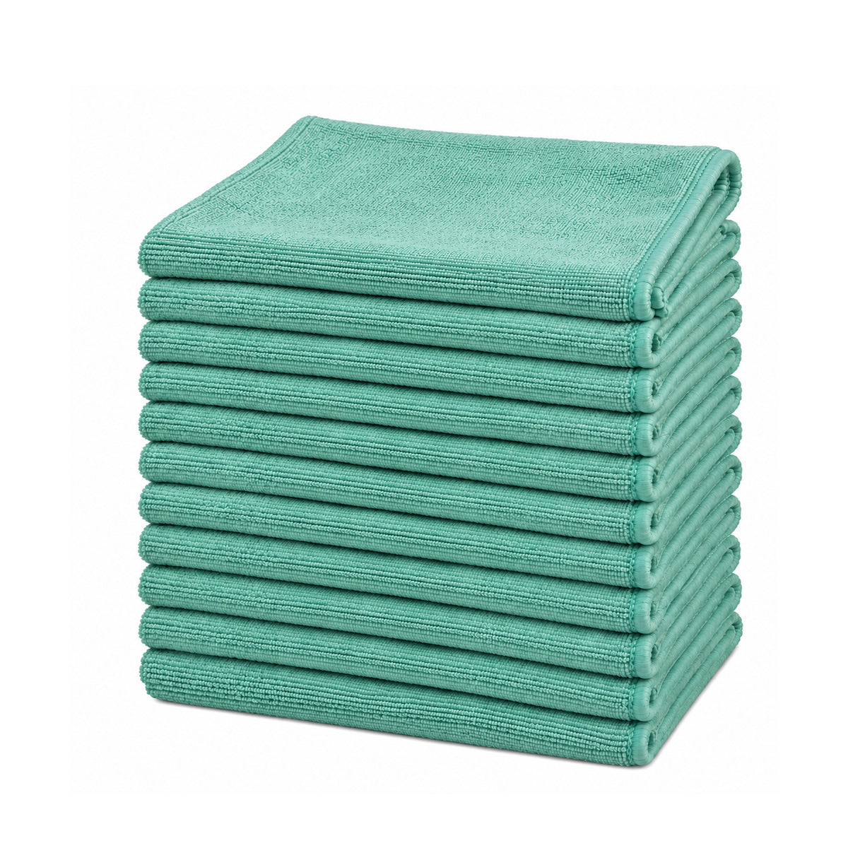 Microfiber Cleaning Towels – 300 GSM, Low-Lint, 16 x 16 Inch, 12 Pack