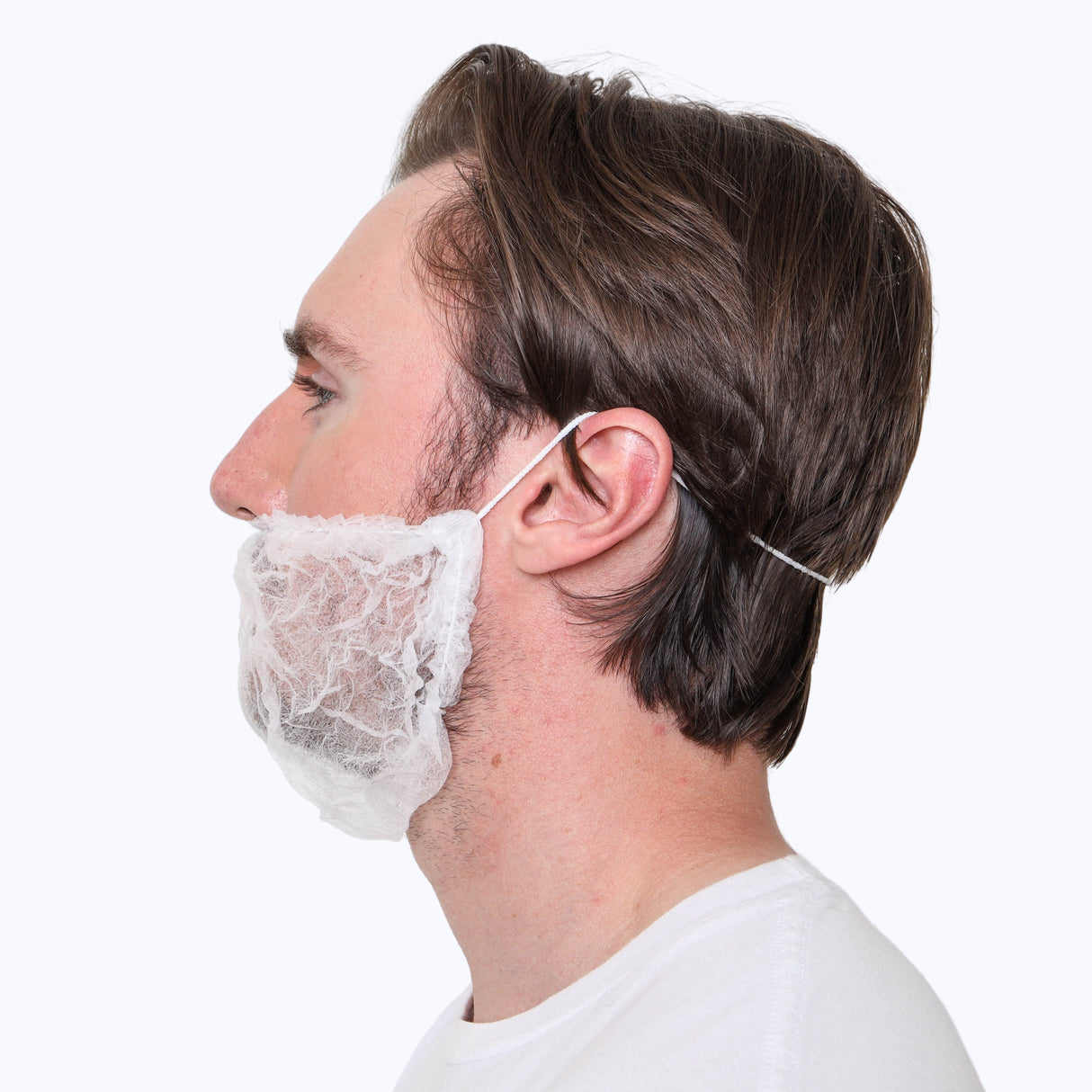 Safeko Disposable Pleated Beard Cover, Polypropylene Non-Woven Fabric