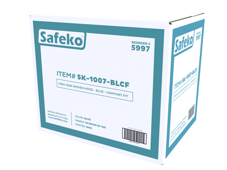 SAFEKO Disposable Non-Woven Hood – Full Head Coverage, Lightweight & Breathable