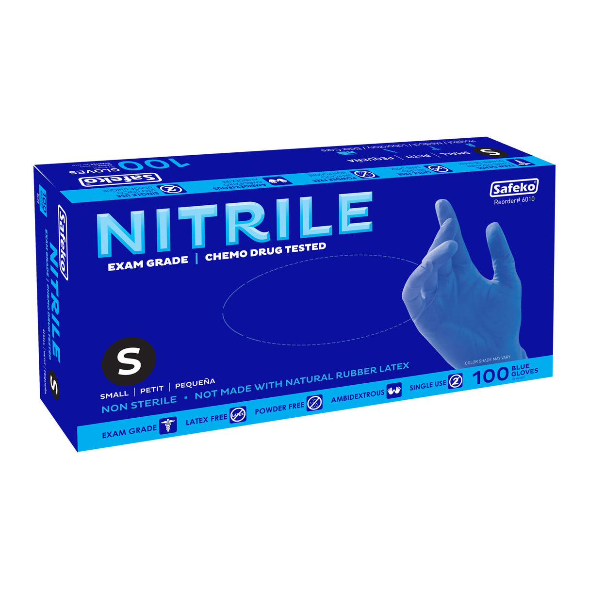 Safeko - Nitrile Examination Glove - 3 Mil, lightweight