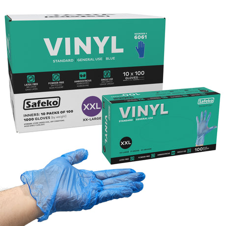 Safeko - Vinyl Industrial Glove - Powder Free - 4.0G