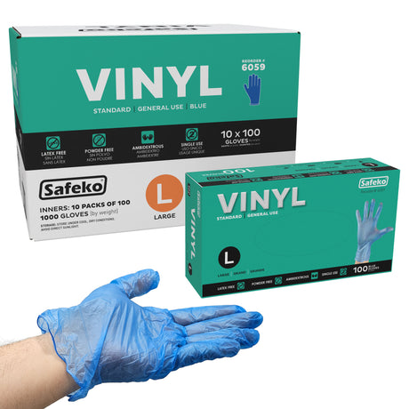 Safeko - Vinyl Industrial Glove - Powder Free - 4.0G