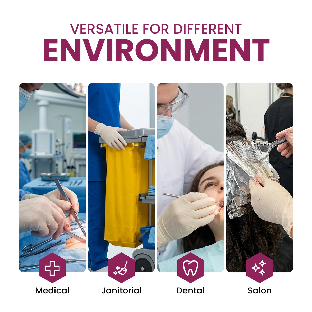 SAFEKO Latex Exam Gloves – Powder-Free Disposable Gloves, Natural Color, Flexible Fit for Food Service, Cleaning, Medical & General Use