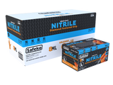 Safeko 8 Mil Diamond Textured Grip Nitrile Gloves – Heavy Duty Industrial Disposable Gloves, Powder Free, Latex Free