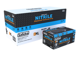Safeko 8 Mil Diamond Textured Grip Nitrile Gloves – Heavy Duty Industrial Disposable Gloves, Powder Free, Latex Free