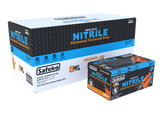 Safeko 8 Mil Diamond Textured Grip Nitrile Gloves – Heavy Duty Industrial Disposable Gloves, Powder Free, Latex Free