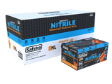 Safeko 8 Mil Diamond Textured Grip Nitrile Gloves – Heavy Duty Industrial Disposable Gloves, Powder Free, Latex Free