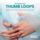 Disposable Isolation Gowns with Thumb Loops