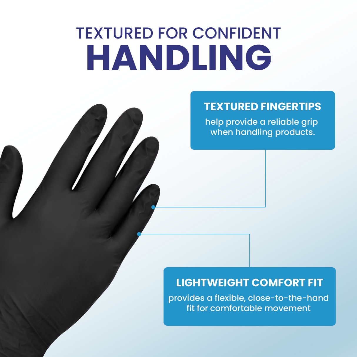 Disposable Nitrile Gloves, 2 Mil