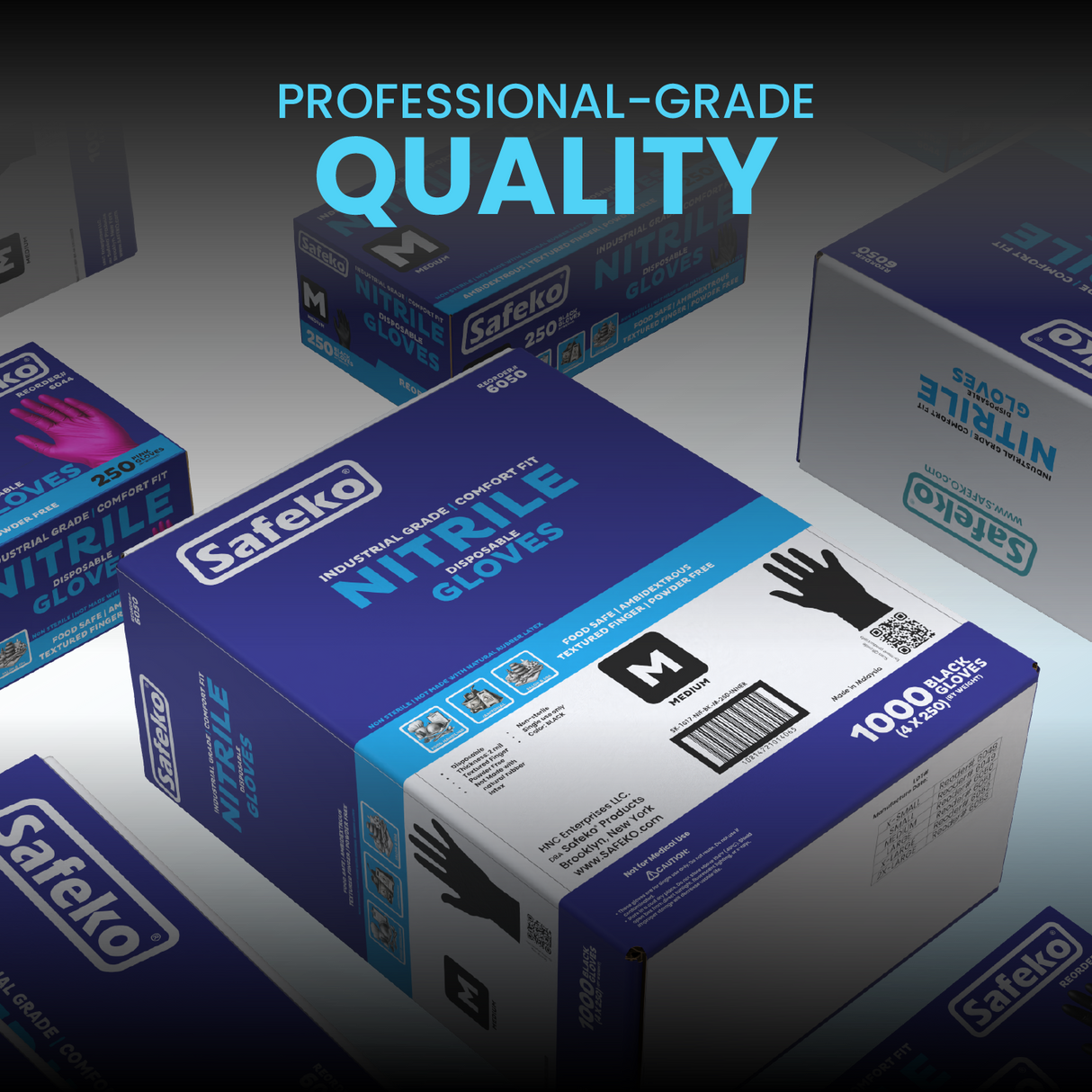 Disposable Nitrile Gloves, 2 Mil