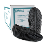 Safeko - Shoe Cover - Anti-Skid with sole elastic - Blue - Black - 35GSM