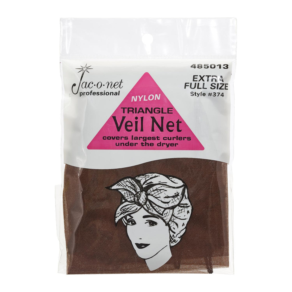 Jac-o-net® Professional Nylon Triangle Veil Net – Extra Full Size (12-Pack)