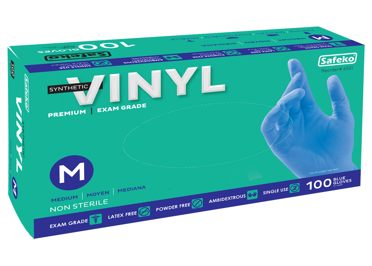 Safeko - Synthetic Vinyl Exam Glove - Powder Free