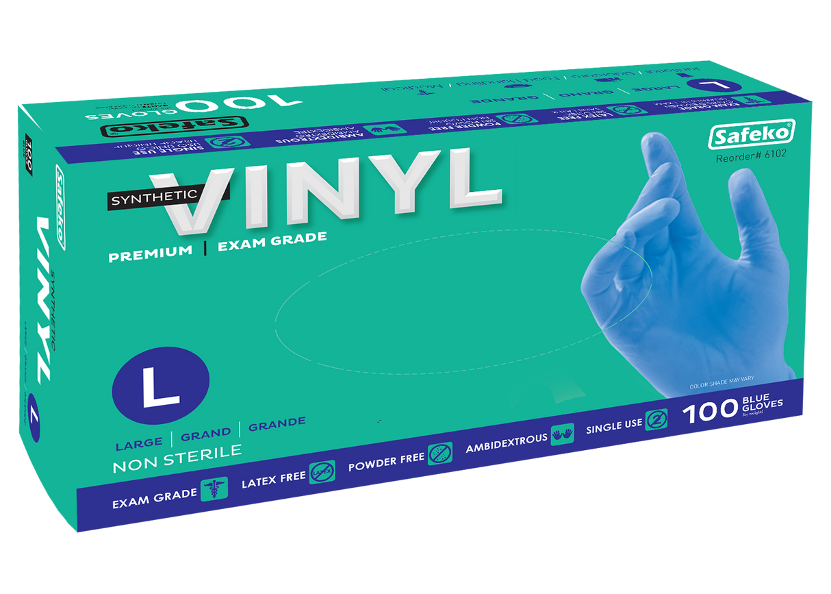 Safeko - Synthetic Vinyl Exam Glove - Powder Free