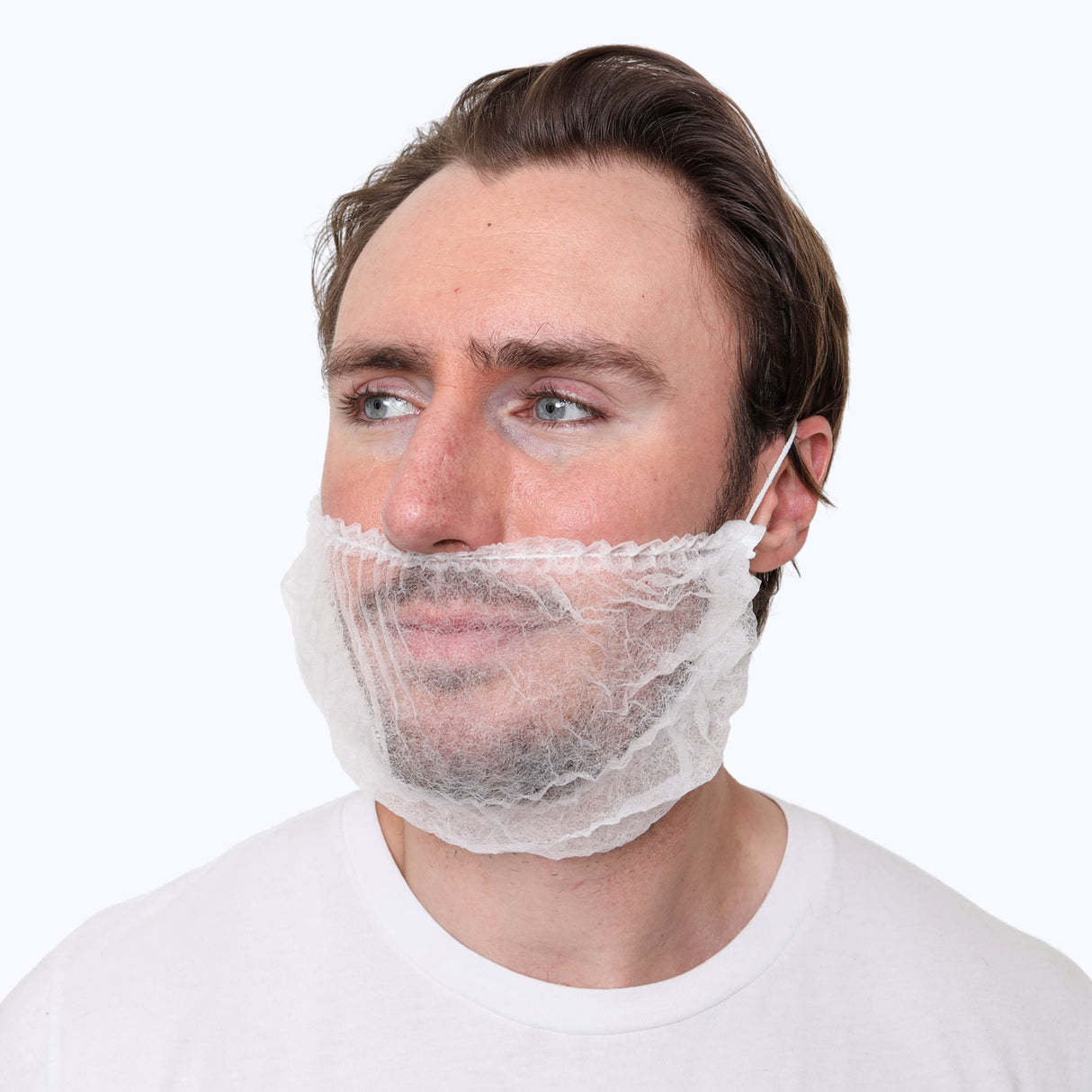 Safeko Disposable Pleated Beard Cover,  Polypropylene Non-Woven Fabric