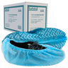 Safeko - Shoe Cover - Anti-Skid with sole elastic - Blue - Black - 35GSM