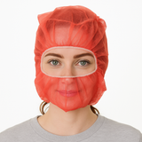SAFEKO Disposable Non-Woven Hood – Full Head Coverage, Lightweight & Breathable