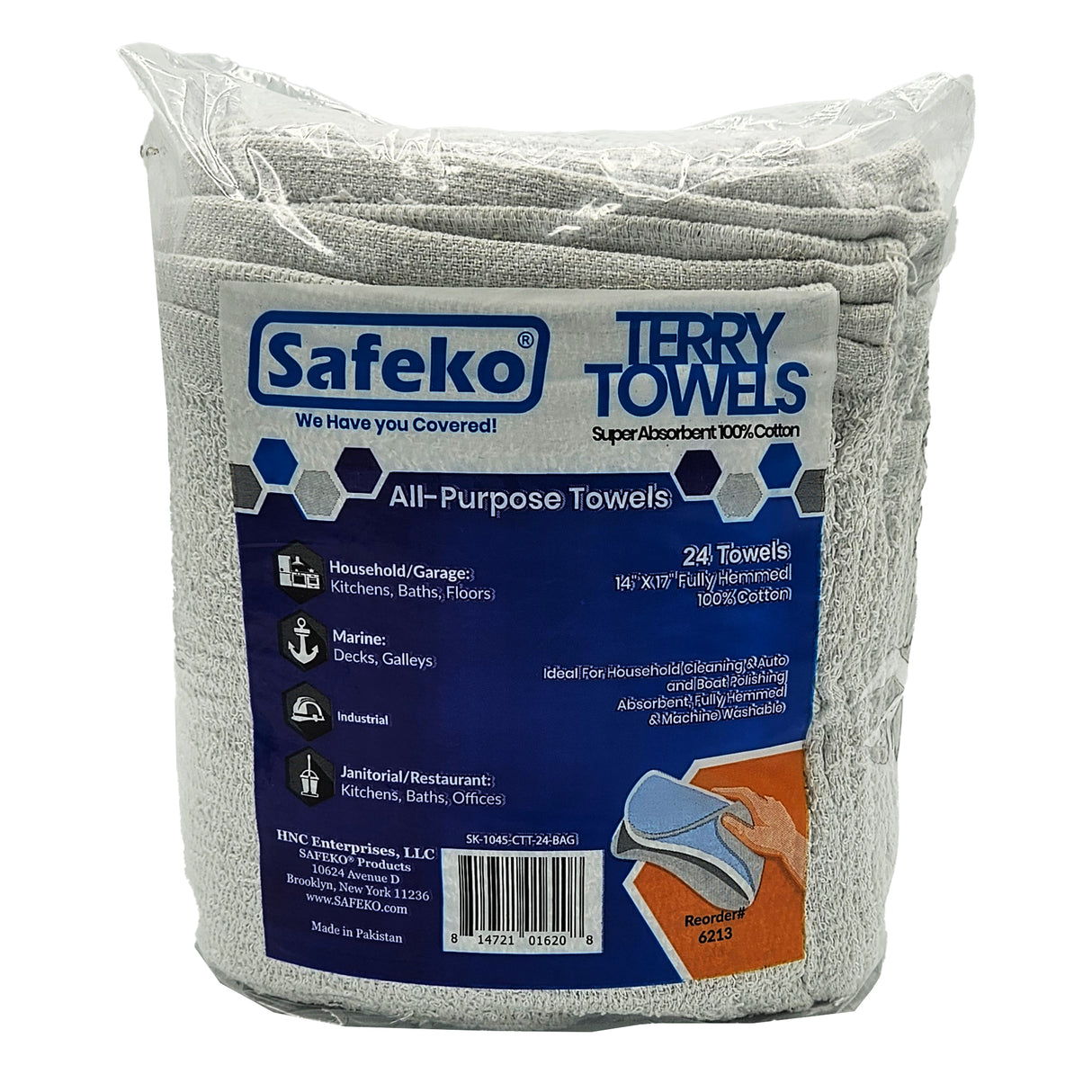 SAFEKO Cotton Terry Towels
