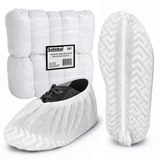 Safeko - Shoe Cover - Anti-Skid with sole elastic - Blue - Black - 35GSM