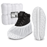 Safeko - Shoe Cover - Anti-Skid with sole elastic - Blue - Black - 35GSM
